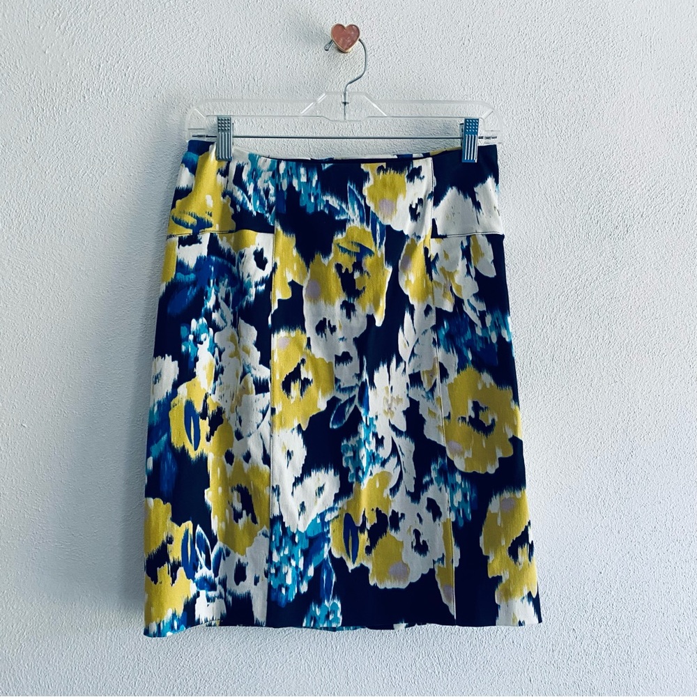 Lysse floral blue pencil shirt